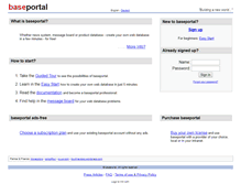 Tablet Screenshot of baseportal.com
