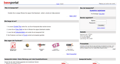 Desktop Screenshot of baseportal.de